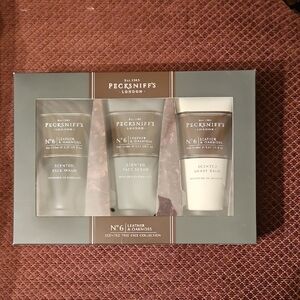 Men's Grooming Set - Leather & Oakmoss